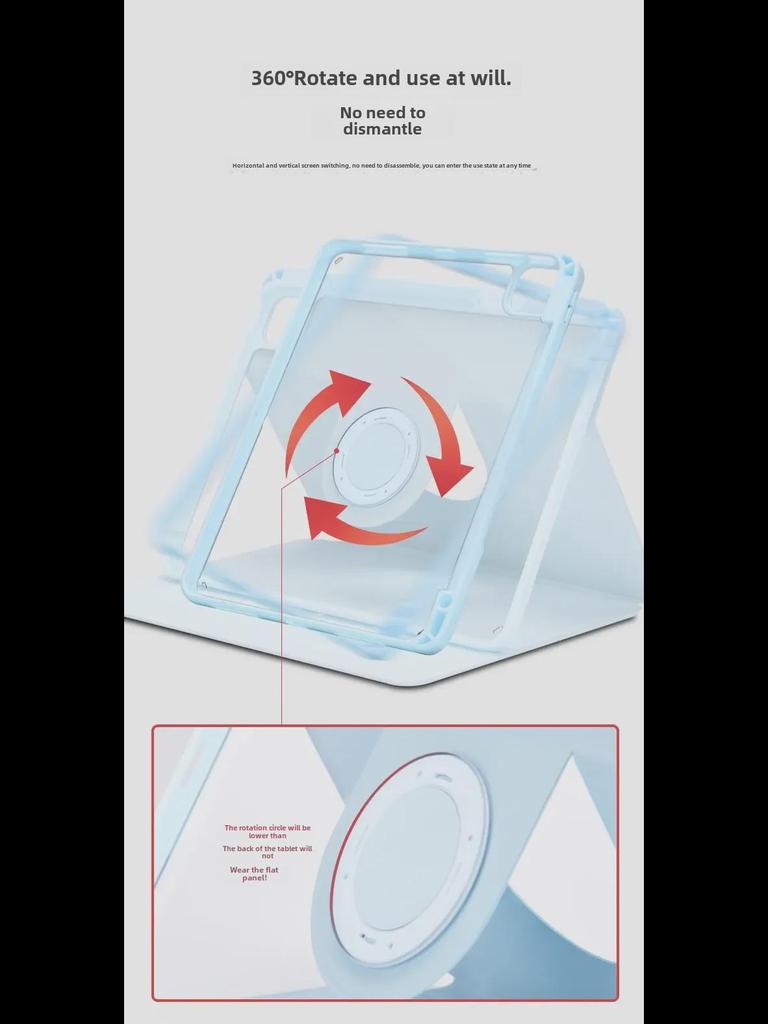 Магнитная клавиатура и вращающийся защитный чехол для планшетов Huawei MatePad 11, Pro 10.8 и 10.4 2024 года