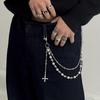 Sophisticated Long Pearls Waist Chain Handmade Pearls Belt Elegant Pants Chain Women Accessory Perfect for Sweater Dress