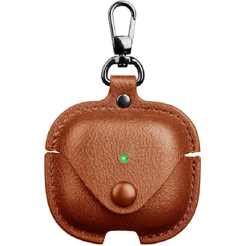 for Airpods Pro 3 Case Leather with Keychain, Stylish Retro Leather Wireless Charging Protective Headphone Case Cover for Airpod Pro 3rd Generation