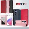 Роскошный магнитный кожаный чехол-книжка для Samsung S25 Edge Ultra FE Plus S24 Ultra FE Plus С подставкой Ударопрочный чехол для телефона