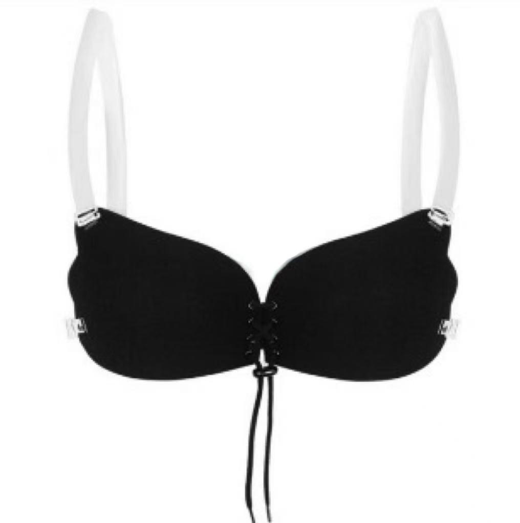 Silicone Invisible Push-Up Winged Breast Pasties: Strapless Breathable Bra for All Bust Sizes
