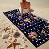 Snowman Band Fashion Beach Towel: Ideal for Summer Adventures Soft, absorbent and quick drying suitable for swimming and bathing