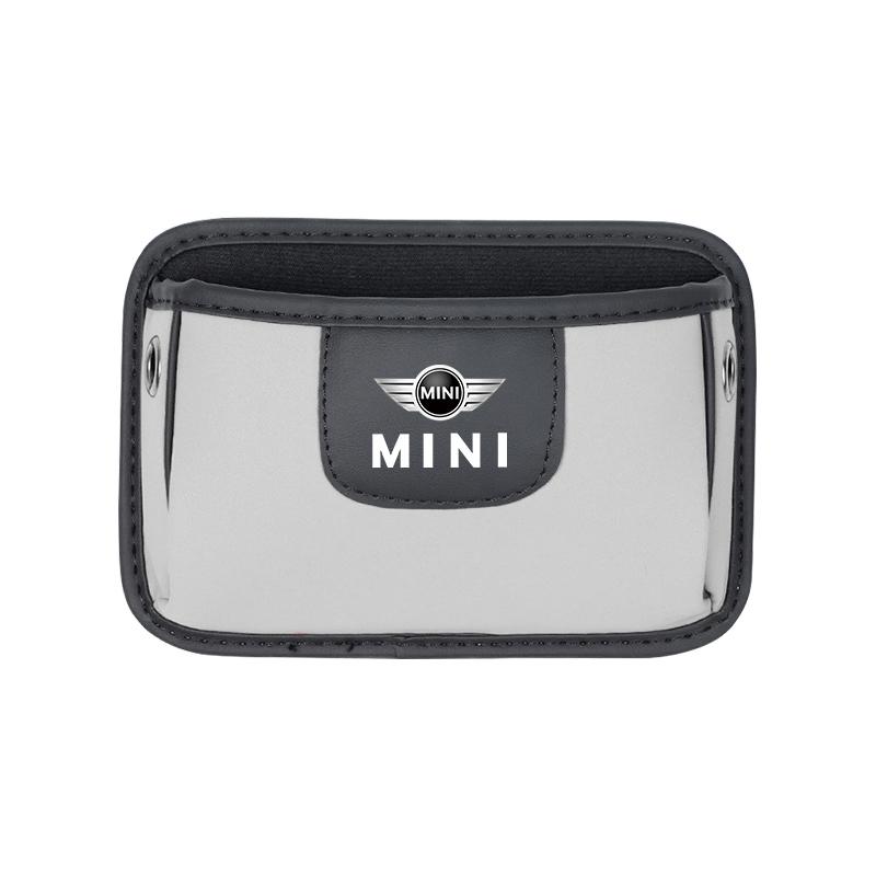Car Door And Seat Back Leather Storage Box Sorting Bag For MINI Cooper R56 F56 R50 JCW Cabrio Aceman Countryman Clubman Roadster