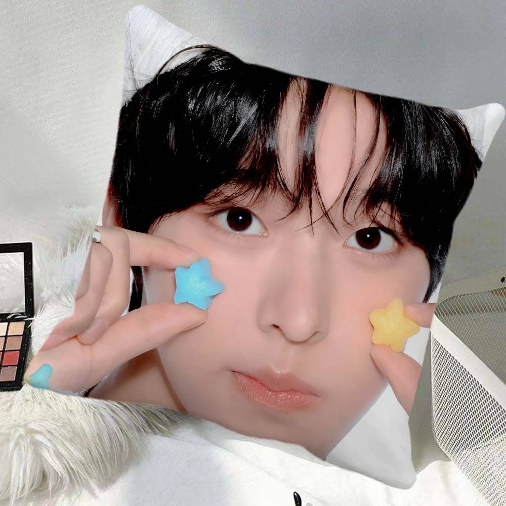 Riku Nct Wish Pillow Case Square Pillow Bedroom Sofa Leisure Comfort Cushion Car Home Decoration