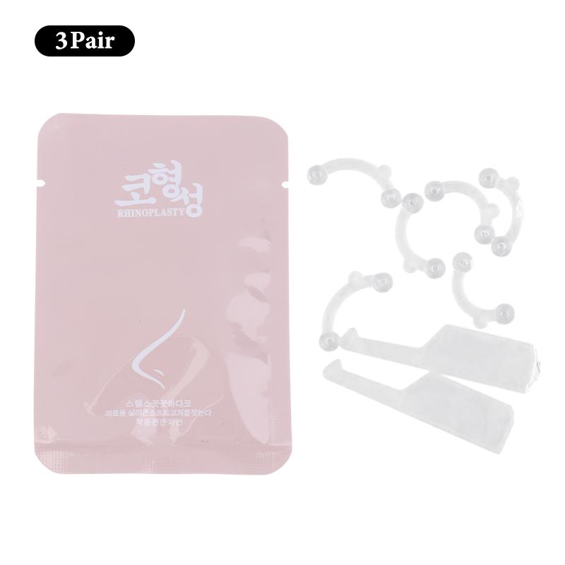 3D Красота Зажим-корректор для носа Массажный инструмент Подъем носа Формирующий зажим Клипса Шейпер Переносица Выпрямление Без боли 3 размера