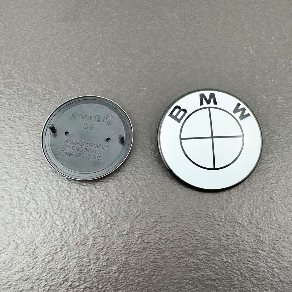 2pcs 82mm 74mm car Front Hood Emblem rear boot trunk logo For BMW E30 E38 E39 E46 E60 E61 E90 X1 X3 X4 X5 X6 G20 E87 E60 E63 F01 CVD1