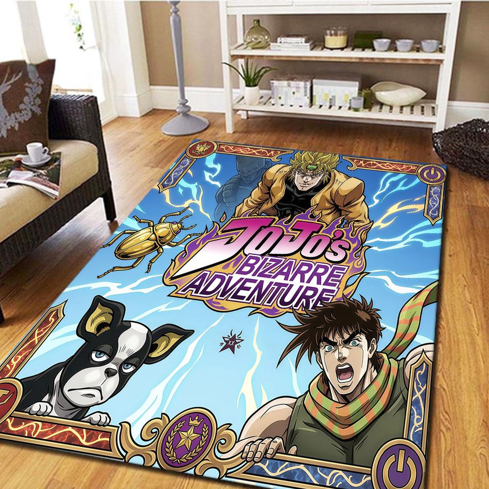 JoJos Bizarre Adventure Patterned Carpet for Home Decor Play Floor Carpet Bedrooms Christmas Gifts Gifts HE199