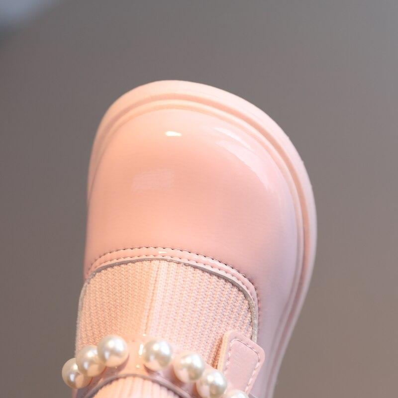 Ботильоны для маленьких девочек, зимние детские меховые теплые плюшевые туфли на платформе для маленьких детей, обувь на плоской подошве с нескользящей подошвой