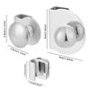 No Drilling Board Support Plank Clip Glass Clamp Glass Door Handle Door Clips Cabinet Drawer Pull