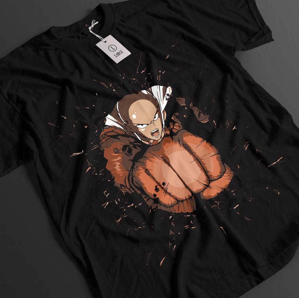Футболка One Punch Man Футболка с Сайтамой Футболка с Геносом Топ с Тацумаки Футболка с Гароу Аниме