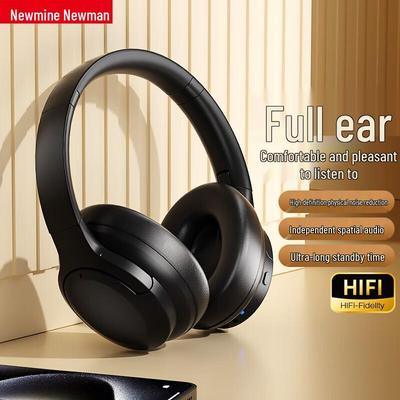 Новые накладные Bluetooth-наушники Newmine T07 с активным шумоподавлением