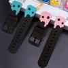 Watchband Convenient Skin-friendly Durable Wrist Strap 20mm Silicone Smartwatch Band Replacement Wristband for Kids