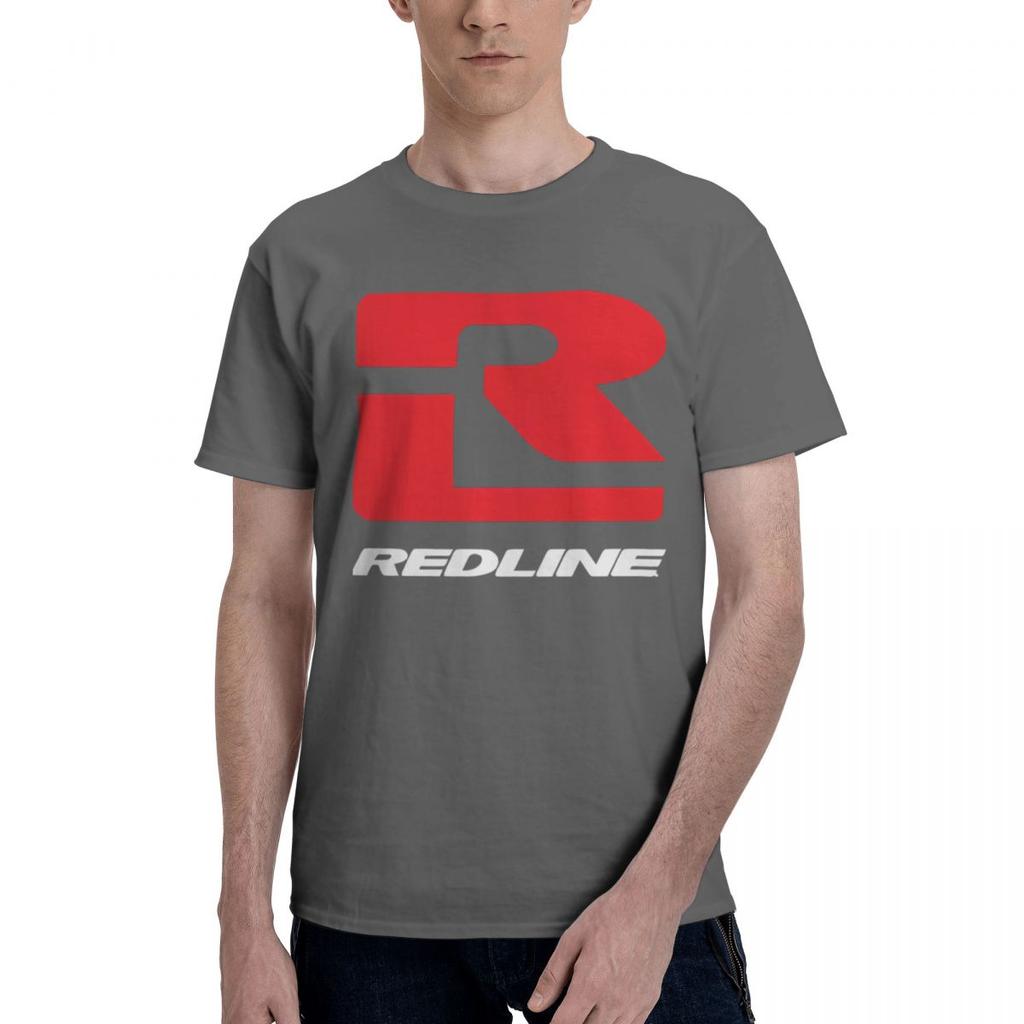 REDLINE 100 Хлопок Повседневная Дышащая Удобная Рубашка Футболка с коротким рукавом Футболка Мужская