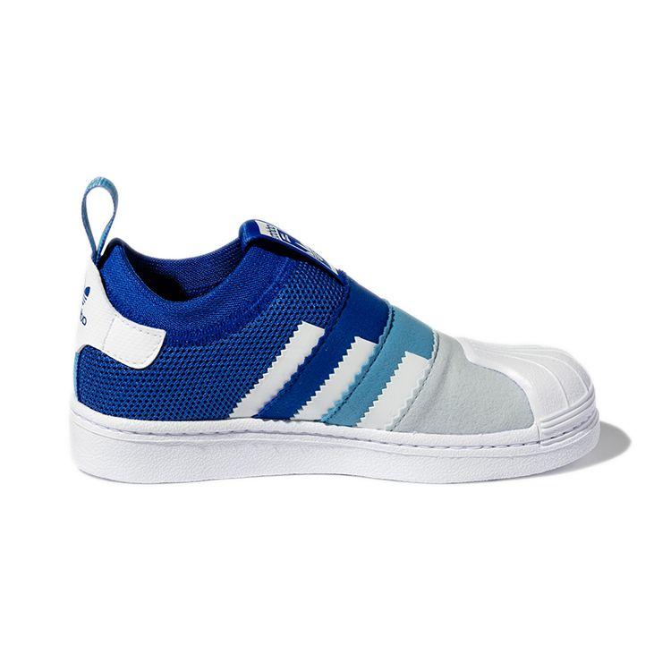 Adidas Originals Superstar 360 2.0 Comfortable Low-Top Kids Skate Shoes Kids Sneakers Blue H02733