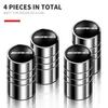 4pcs Car Wheel Hub Valve Stem Cap Decor For Mercedes Benz AMG W204 W203 W205 W211 W212 W213 W201 W210 W124 Auto Accessories GX1