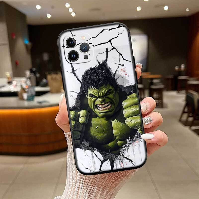 Marvel Hulk Shockproof Phone Case for iPhone 6 6s 7 8 11 12 13 14 15 16 17 16E XS Pro Max XR X SE Air