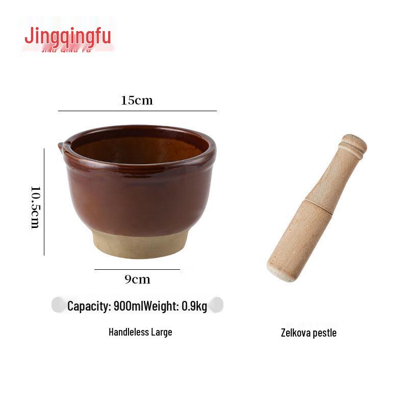 Керамическая ступка и пестик