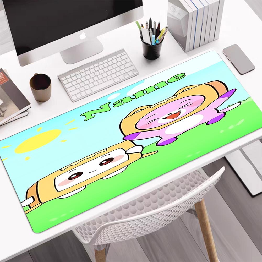 Custom Name LankyBox Theme Mouse Pad, Non Slip Rubber Base, Multifunctional Office & Home Decor, Perfect for Workspace Personalization.
