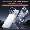 Ультратонкий прозрачный чехол-держатель без рамки для IPhone Air 17 16 15 14 13 Pro Max Магнитный прозрачный держатель для линзы Жесткая крышка