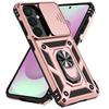 For Samsung Galaxy S26 Case PC + TPU Phone Cover with Lens Protection Kickstand