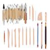 42-Piece Polymer Clay Pottery Tool Set: Sculpting, Carving Knives, Indentation Pens, and Painting Apron Included