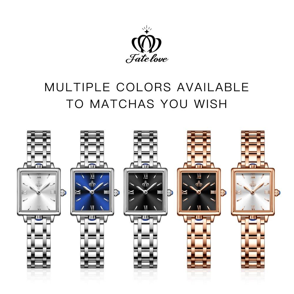 Fatelove 926 Fashion Luxury Ladies Wristwatch Stainless Steel Waterproof Original Quartz Watches for Women