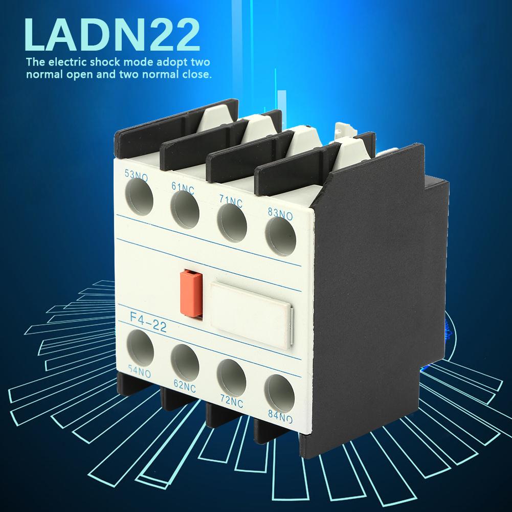 LADN22 АС Контактор Переключатель F4 22 2 НЗ 2 РЗ Блок вспомогательных контактов Подходит