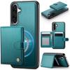 For Samsung Galaxy A36 5G Case JEEHOOD J09 RFID Blocking Card Holder Leather Back Phone Cover Magnetic Case