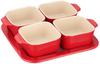 Staub Set Ceramic Small Plate Set Japanese Appetizer Set "Appetizer Cherry" [Authorized Product] 40511-119