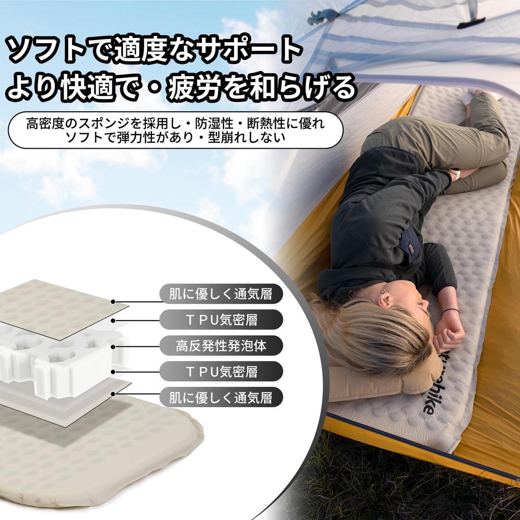 Naturehike Официальный воздушный коврик для накачивания Ультра новый водный кемпинг для сна в спальном помещении в условиях стихийного бедствия для хранения сумка в комплекте коврик,