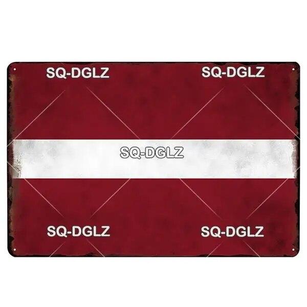 [SQ-DGLZ] Italy Flag Metal Sign Vintage Plaque Tin Sign Wall Decor For Bar Pub Metal Crafts Retro Travel Poster