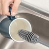 Silicone Long-handled Cup Brush Insulated Cup Cleaning Brush Long-handled Glass Cup
