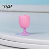 Portable Toilet Lid Handle Silicone Tulip Lifter, Hands-Free Seat Lift Handle, Avoid Touching Cover Tool, Bathroom Accessories Lifter
