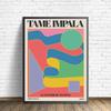 Настроить Tame Impala at Glastonbury Gig Poster, винтажный красочный холст, картина, ретро настенные панно для гостиной, домашний декор