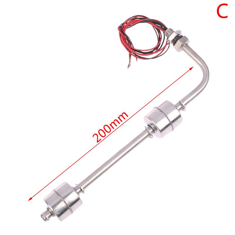 Поплавковый выключатель из нержавеющей стали для резервуара с жидкой водой, датчик уровня воды, двойной поплавковый выключатель для резервуара, датчики расхода для бассейна