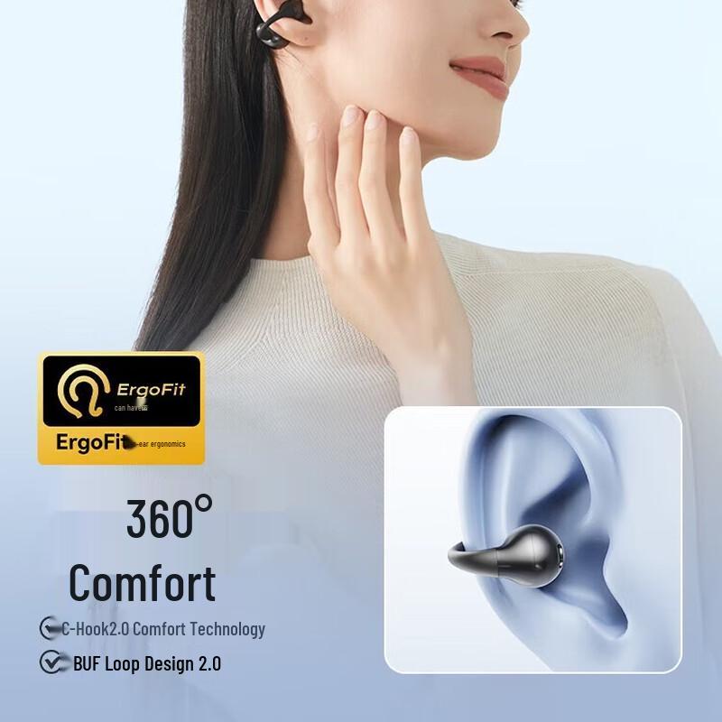Спортивные наушники Nanka Clip Super Open-Ear с костной проводимостью