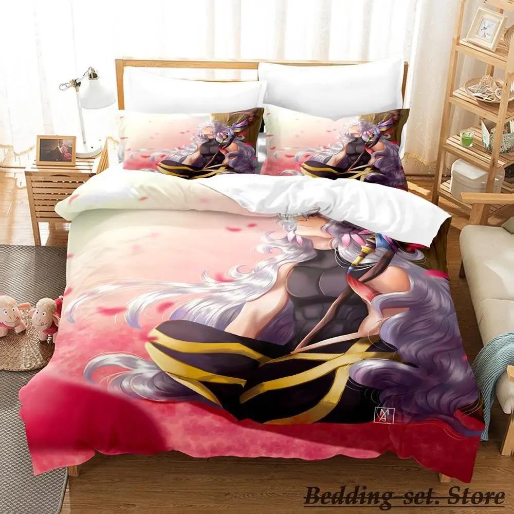Fate Grand Order, Merlin Постельное белье Single Twin Full Queen King Size Bed Set Aldult Kid Bedroom Duvetcover Sets Anime