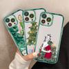 Чехол для телефона с изображением рождественской елки для iPhone 15 11 12 13 14 Mini Pro Max XR X XS TPU Clear Case
