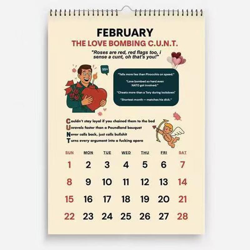2026 новый инс стиль креативный календарь большой календарь самодисциплина календарь для отметок мужчины и женщины новый дом офис подарок