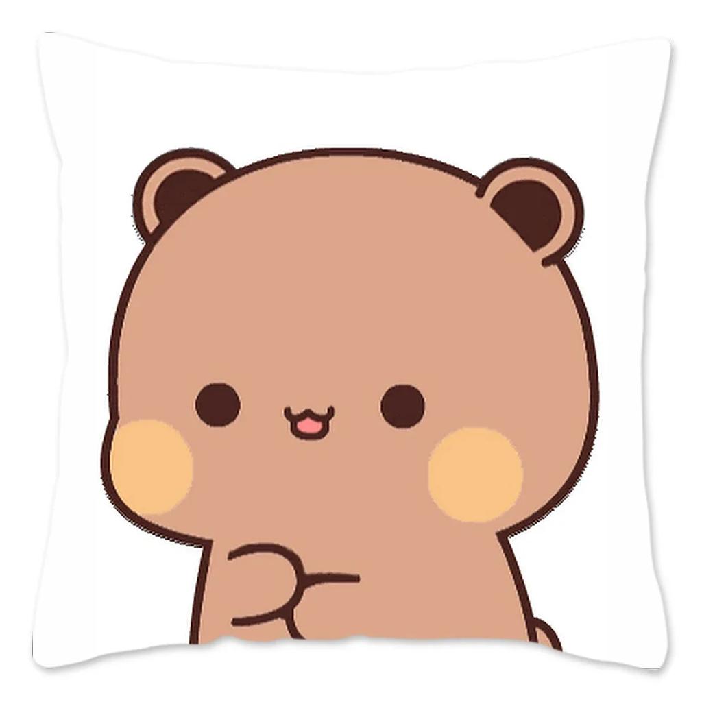 Наволочка Bubu and Dudu, украшение для дома, полиэстеровая наволочка для дивана, наволочка с забавными милыми медведями-пандами