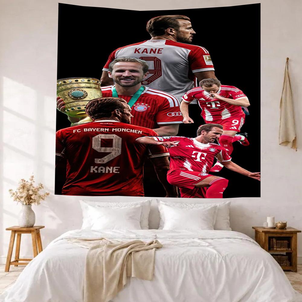 Bayern Munich Wall Decor Tapestry Art For Pet Memorial Birthdaywedding Party Backdrop Family Gift