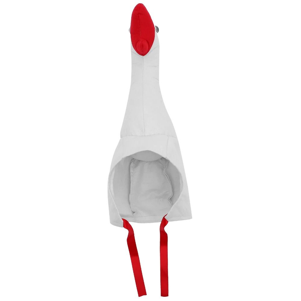 Plush Halloween Party Hat Creative Cartoon Goose Hat Big Goose Headgear Cosplay Costume
