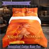 Personalized 3Pcs Bedding SetTaylor Swift Custom Text Duvet Cover Pillowcase Set Bedroom Gift