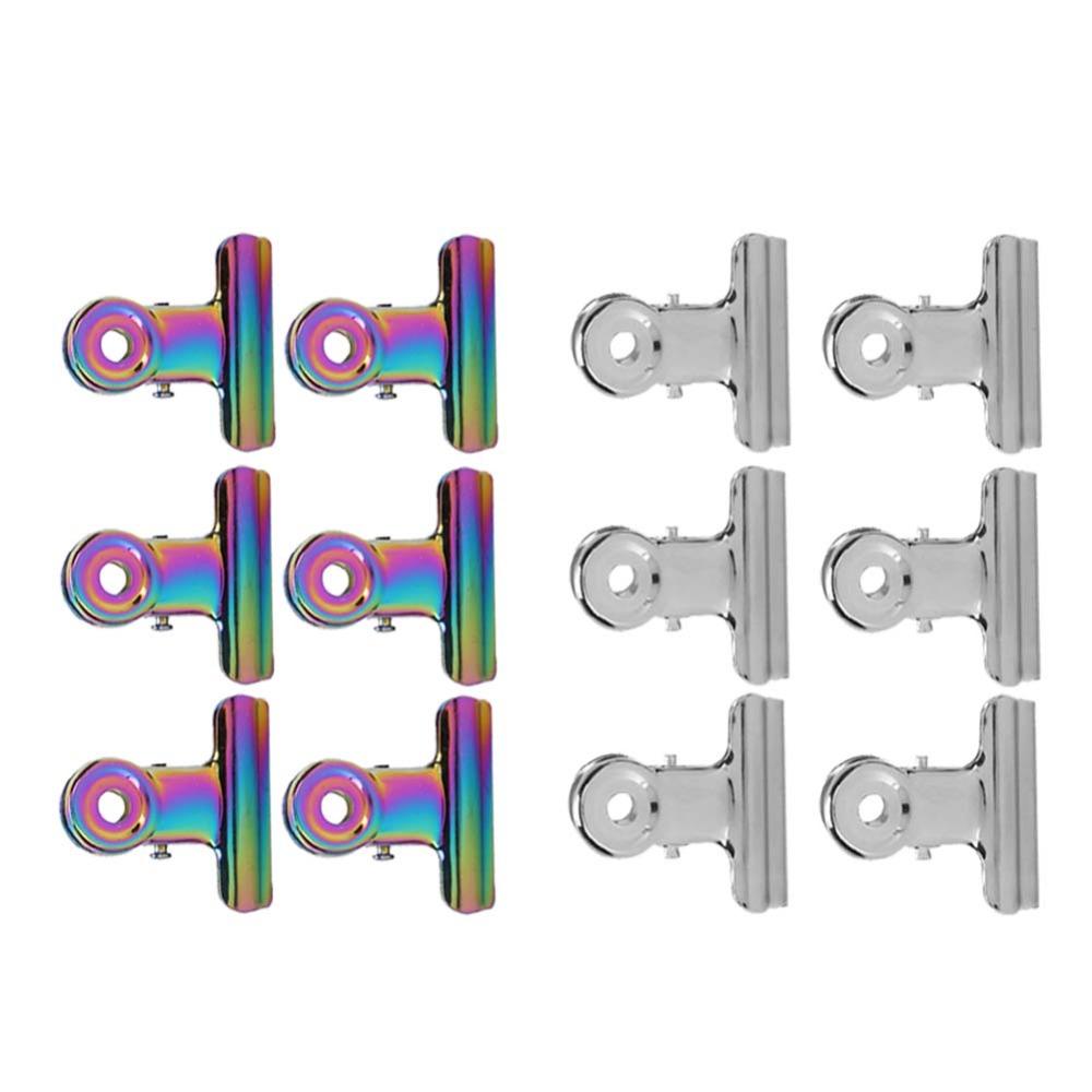 12PCS Stainless Steel Nail Tips Clips Nail Salon Daily Manicure Auxiliary Supply