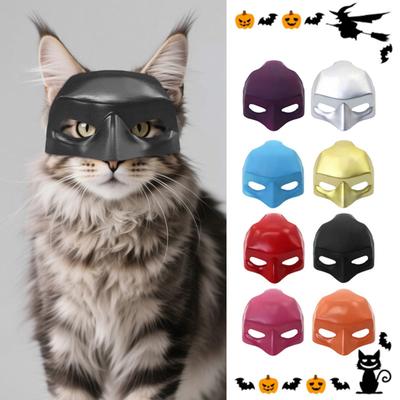 Маска кота летучей мыши Забавная кошка летучая мышь Супергерой Косплей Шляпа Одежда для переодевания питомца