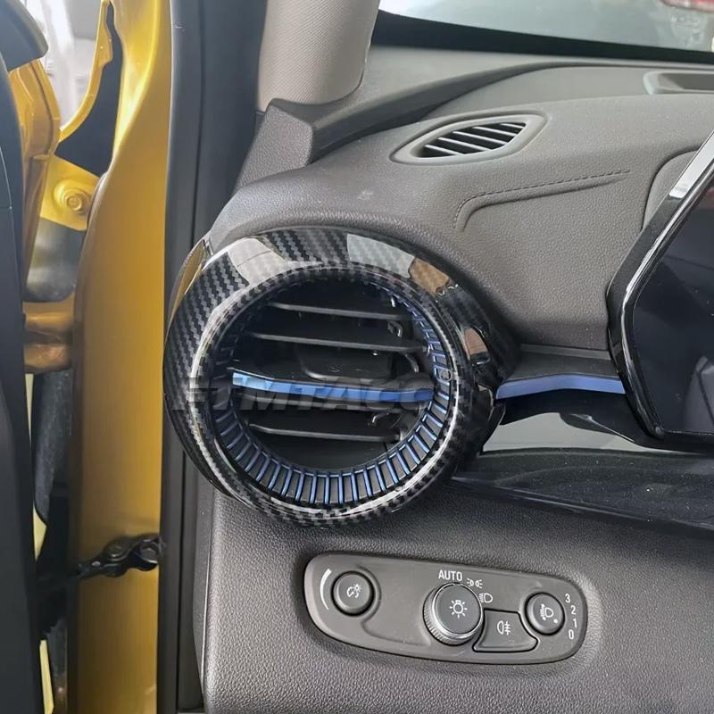 ABS Carbon Interior Car Air Condition Outlet Console Gear Shift Head Window Lift Trim Panel For Chevrolet Trax 2024+ Accessories
