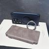 Чехол-книжка Samsung S25 Ultra с держателем для карт, бронезащитой и вращающейся магнитной подставкой - Чехол A17 с полной защитой от падений