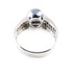 Silver Ring 'Sissi' Silver Gray (rhodium) - 10 Mm