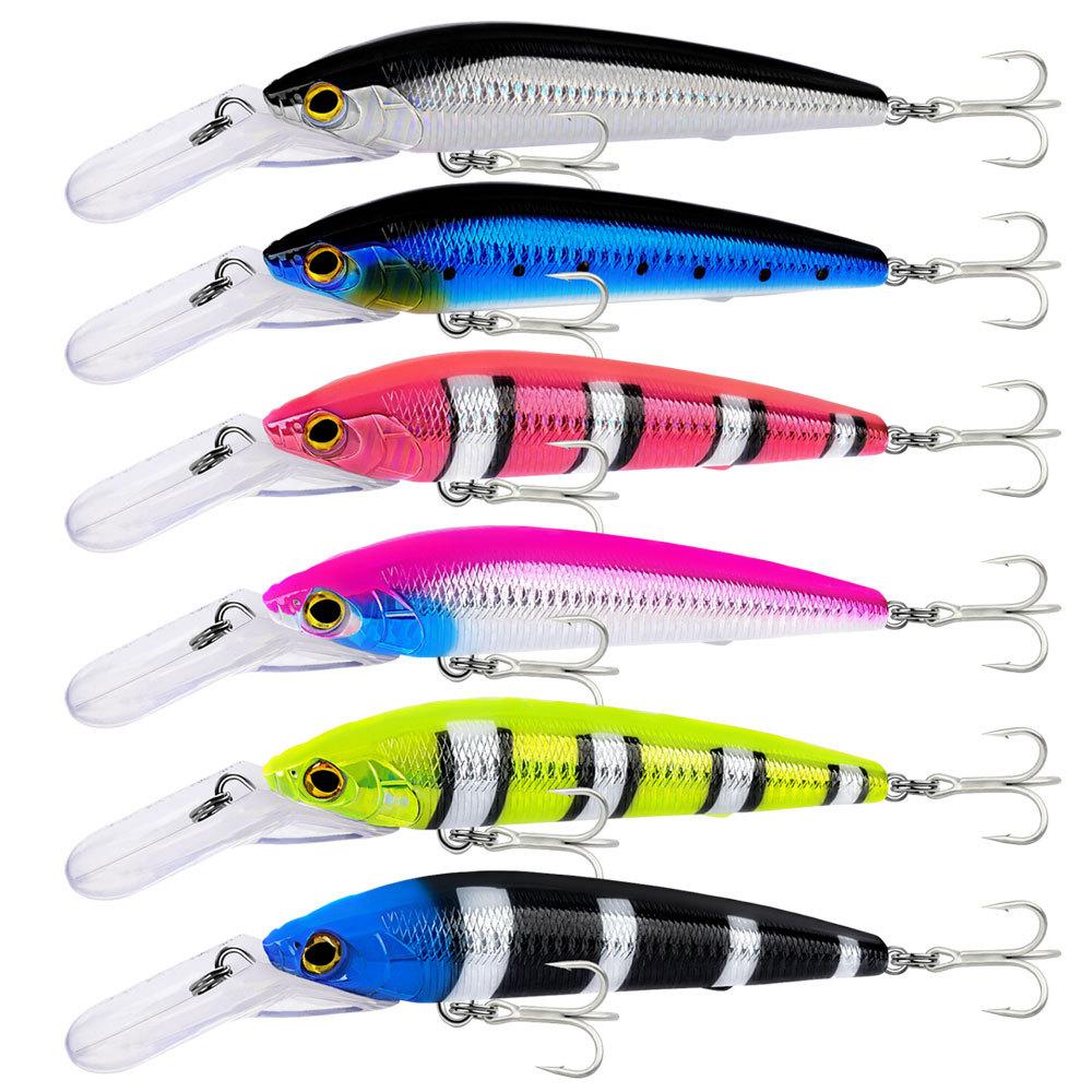 Большая плавающая приманка для ловли гольяна, 14 см, 41 г, лазерная искусственная жесткая приманка, морская вода, дальний заброс, троллинговые воблеры, УФ-джеркбейт, снасти