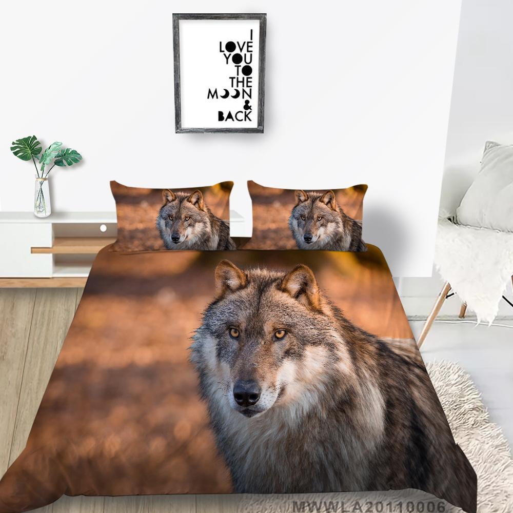 Покрывала для дома, новый модный пододеяльник из микрофибры, крутой волк, подарок для детей, детский пододеяльник